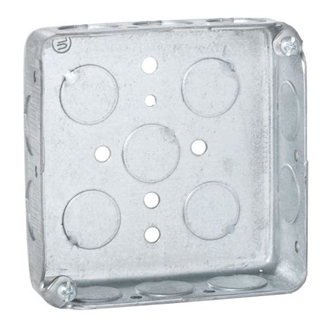 raco 4 square junction box cover|raco recessed box kit.